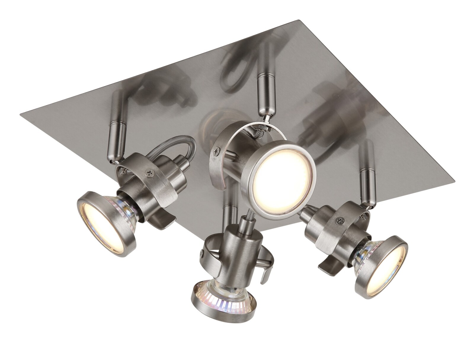 Strahler - Nickel matt - 4-flammig