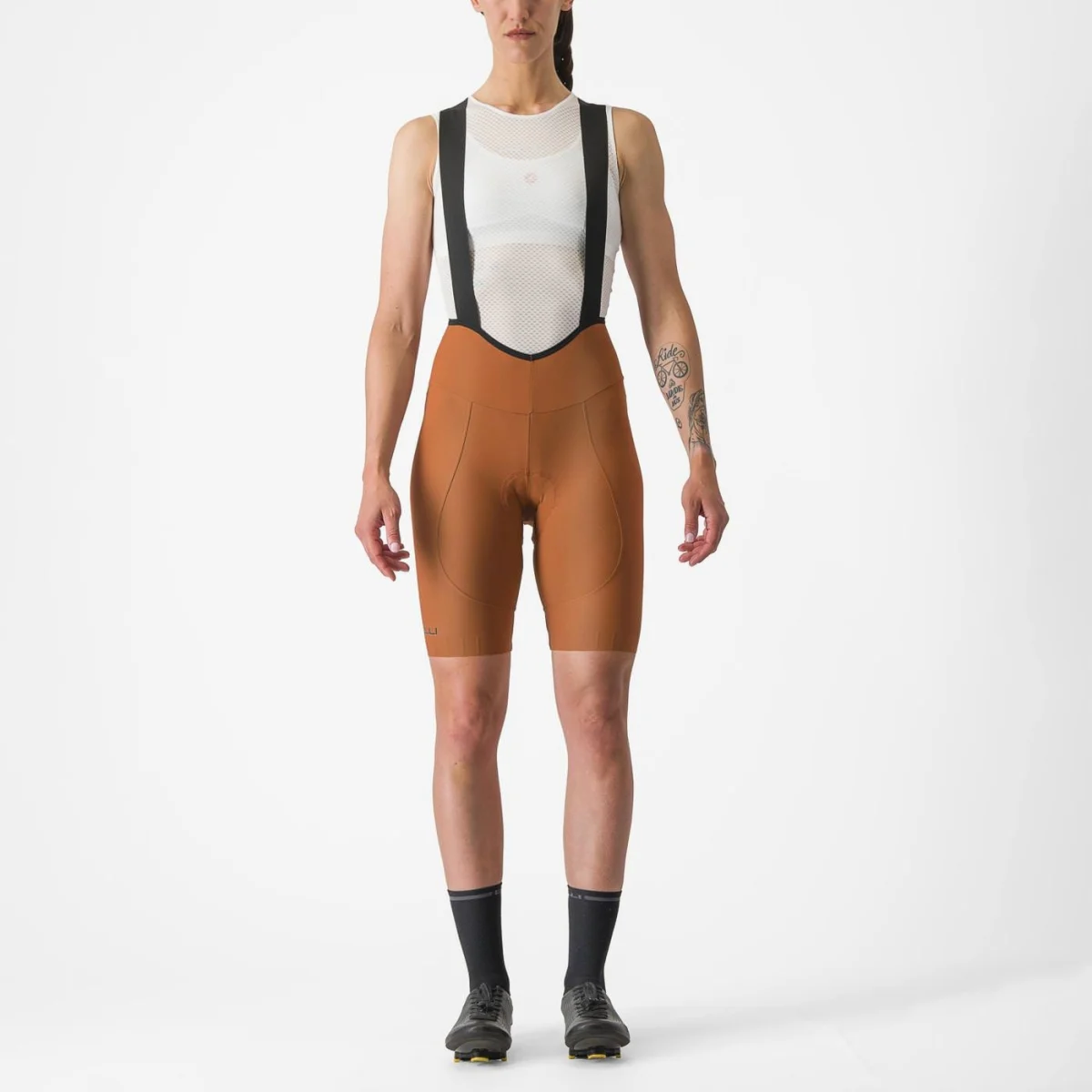 Castelli Espresso W DT Bibshorts til Kvinder i Mocha