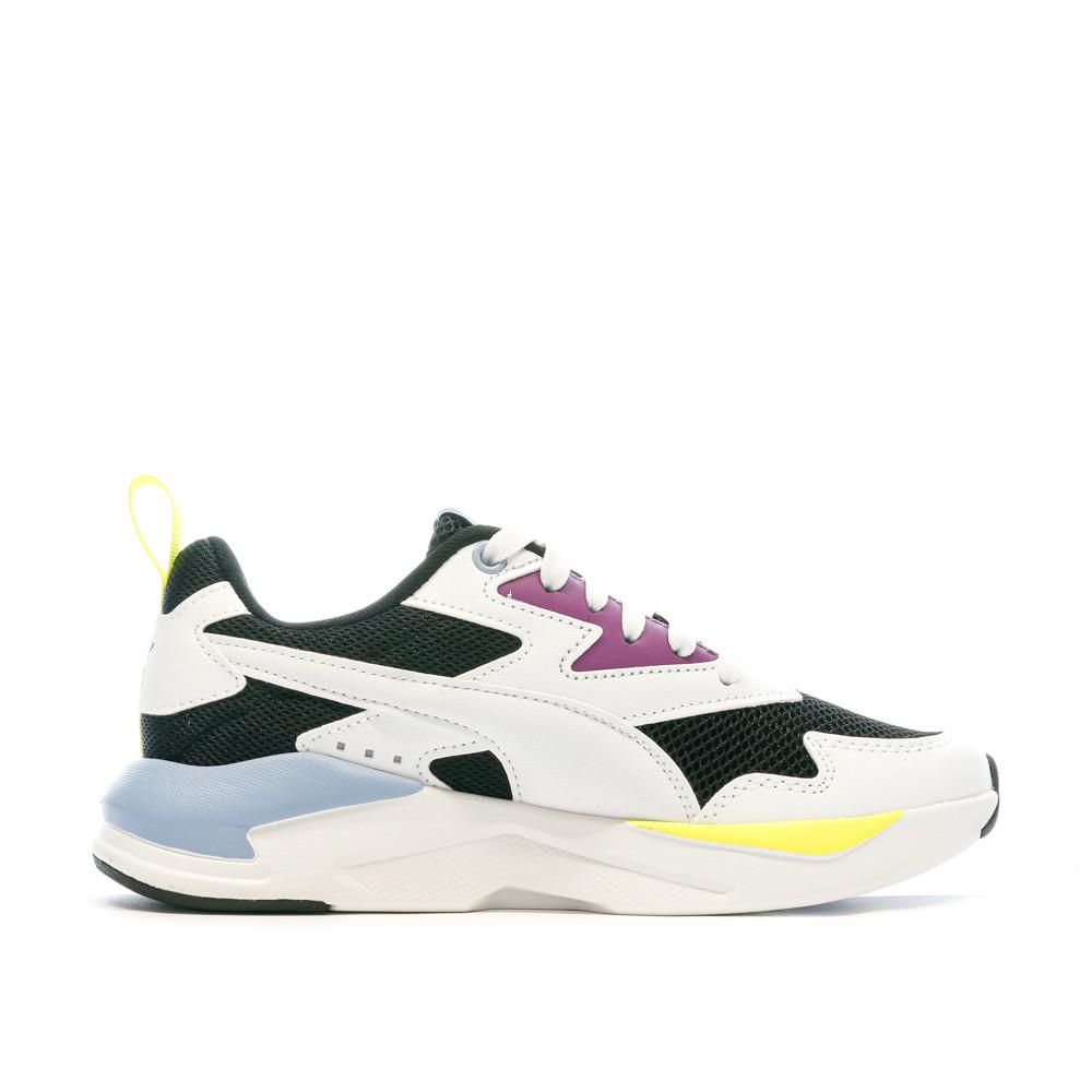 Puma Baskets Blanches/Jaune/Noir Homme Puma X-Ray Lite