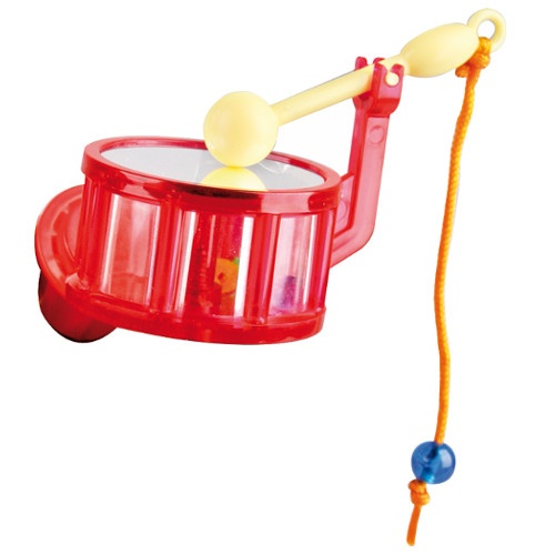 Conjunto de instrumentos musicais de brinquedo em formato de flamingo para pássaros