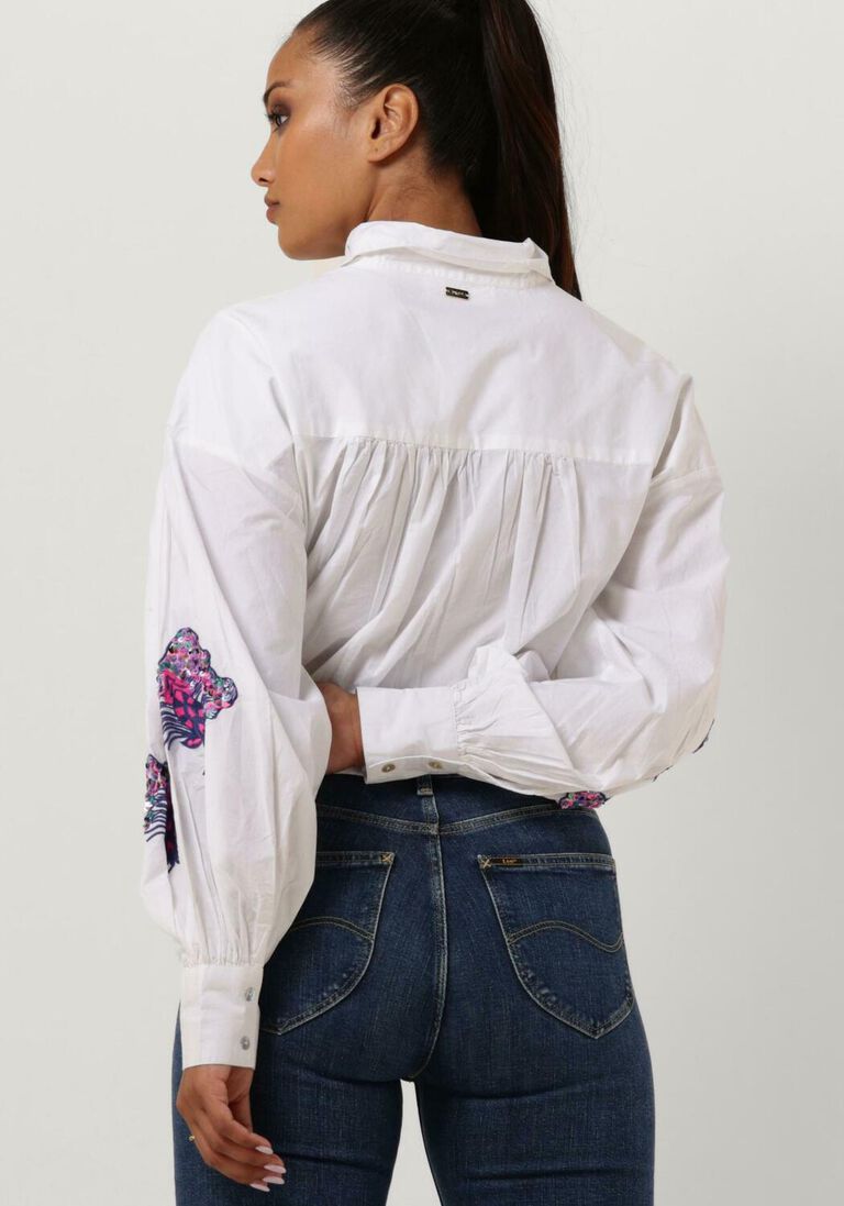 POM AMSTERDAM witte pom amsterdam blouse maxime ecru