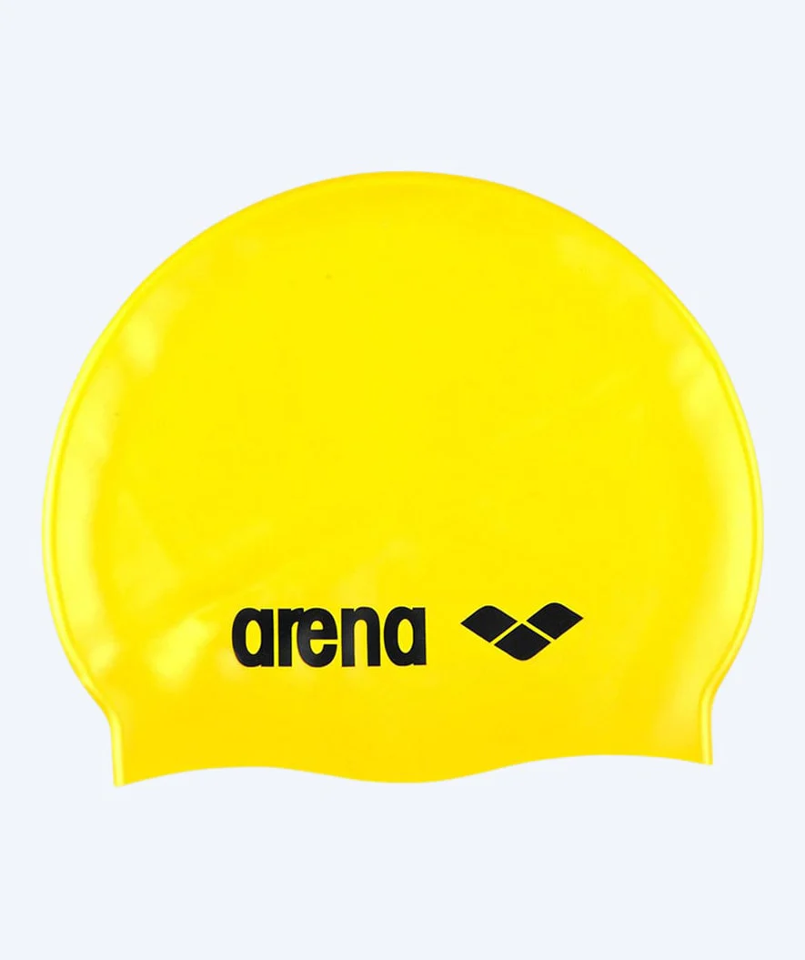Arena badehætte - Classic Silikone - Gul/sort