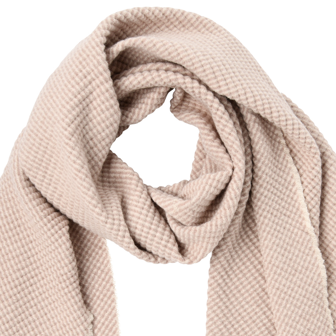 Gina Benotti Damen Winterschal mit Waffelstruktur beige