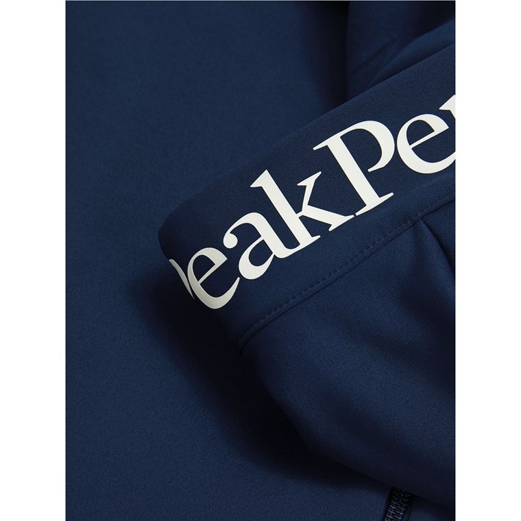 Peak Performance M Rider Essentials Zip Hood Blue Shadow/Blue Shadow