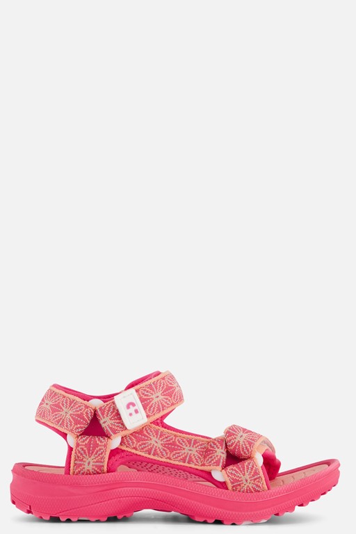 Muyters Sandalen roze Textiel