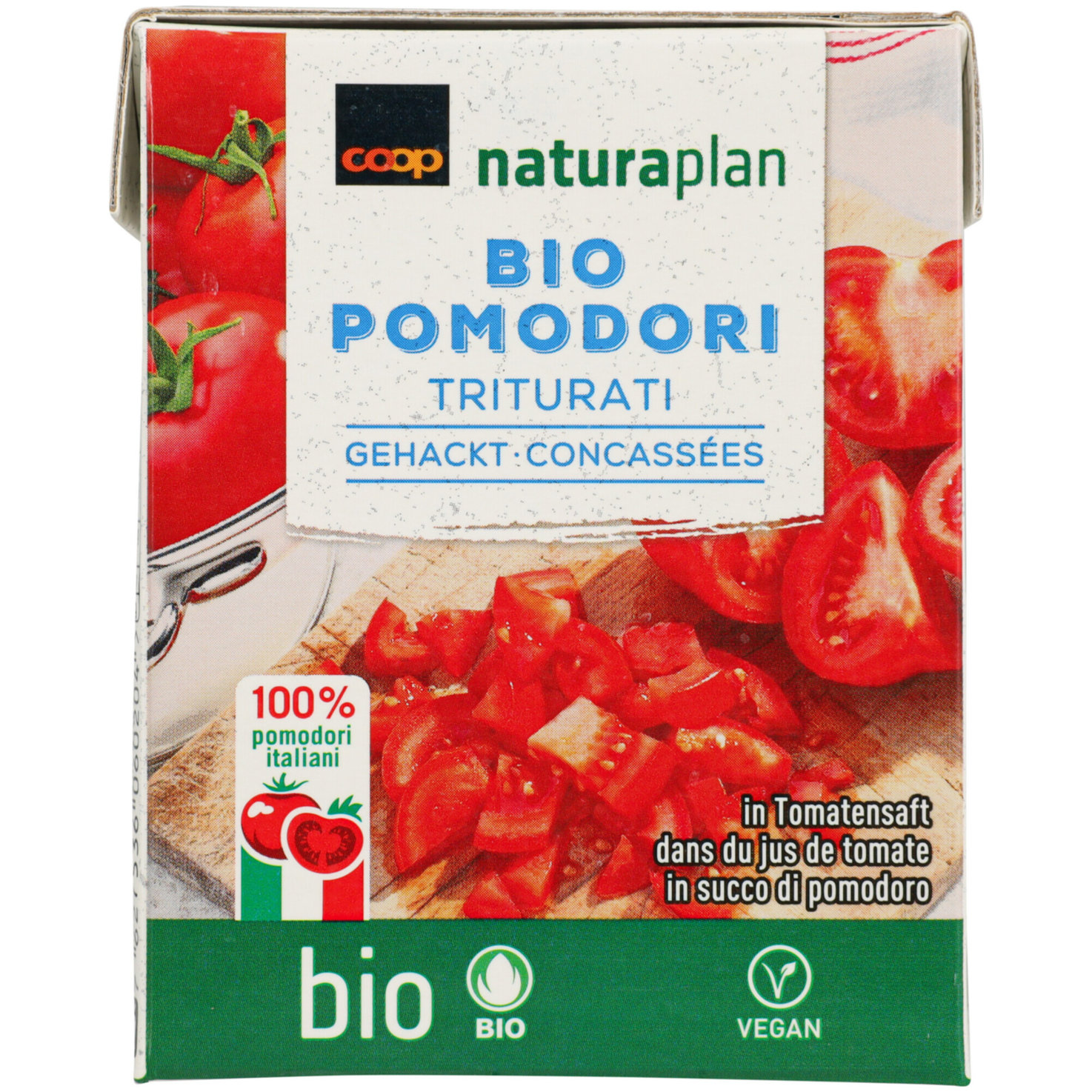 Naturaplan Bio Gehackte Tomaten Tetra Pak