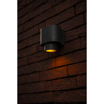 Lutec buitenlamp Cypres 2-lichts antraciet