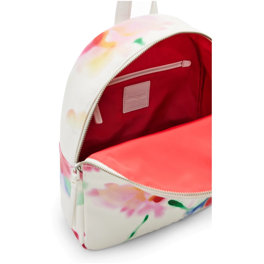 Desigual Liquidflower Mombasa - Rucksack Mini 30.5 cm white