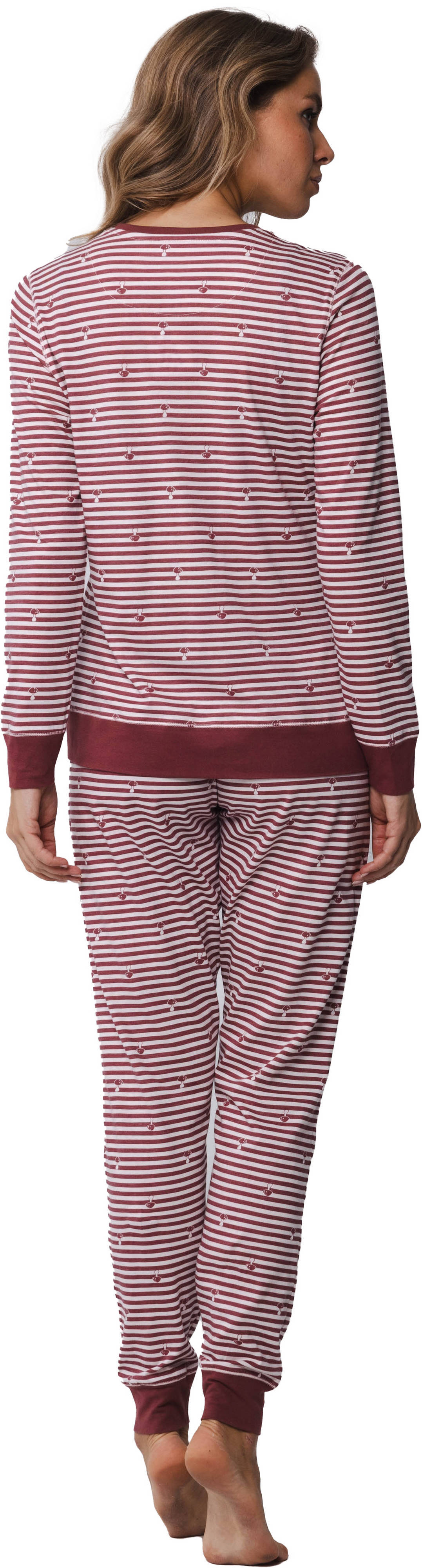 Rebelle pyjama donkerrood