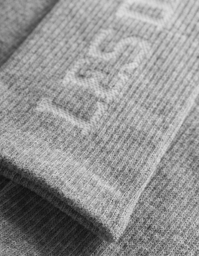 Les Deux Les Deux Vertigo 2-Pack Rib Socks Light grey melange/white