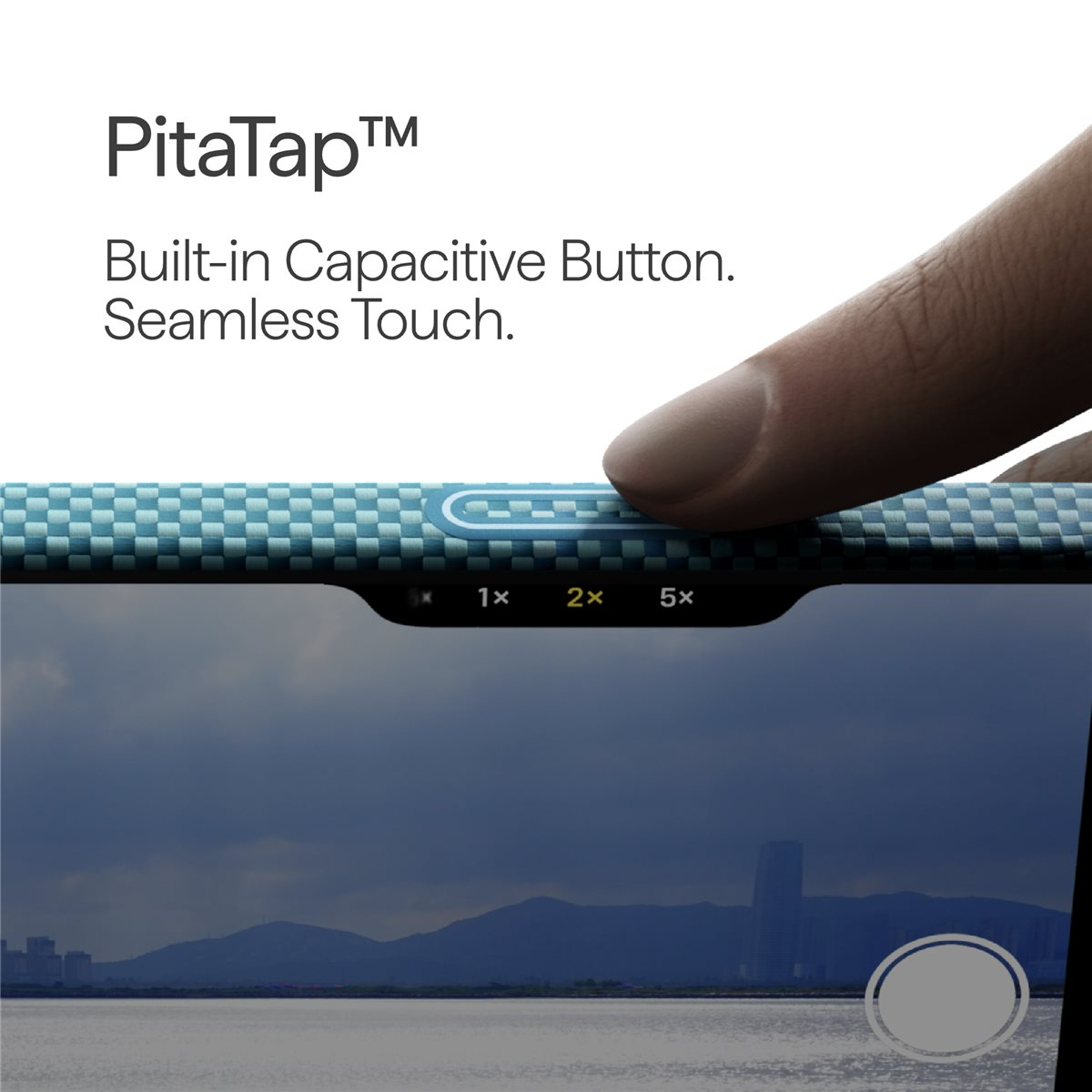 iPhone 17 Pro Max PitaTap MagSafe Case Aramid Schutzhülle (KI1708AG) - Lucid Blue