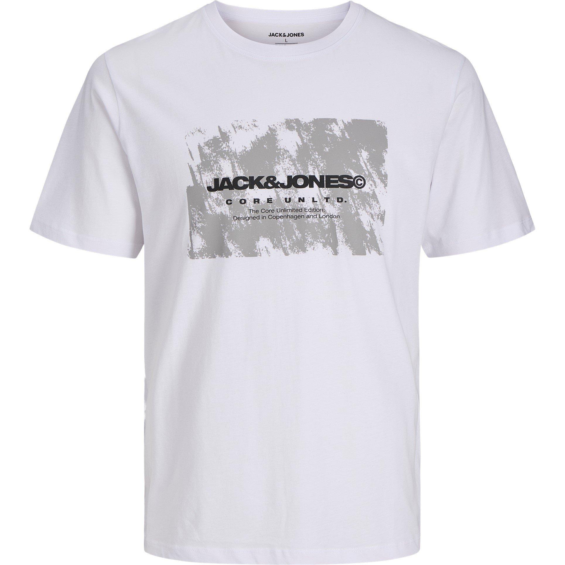 Jack and Jones 5 Pack Short Sleeve T Shirt Mens