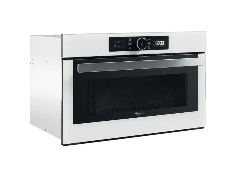 Whirlpool Absolute AMW 730/WH - Mikrobølgeovn med grill - til indbygning - 31 liter - 1000 W - hvid