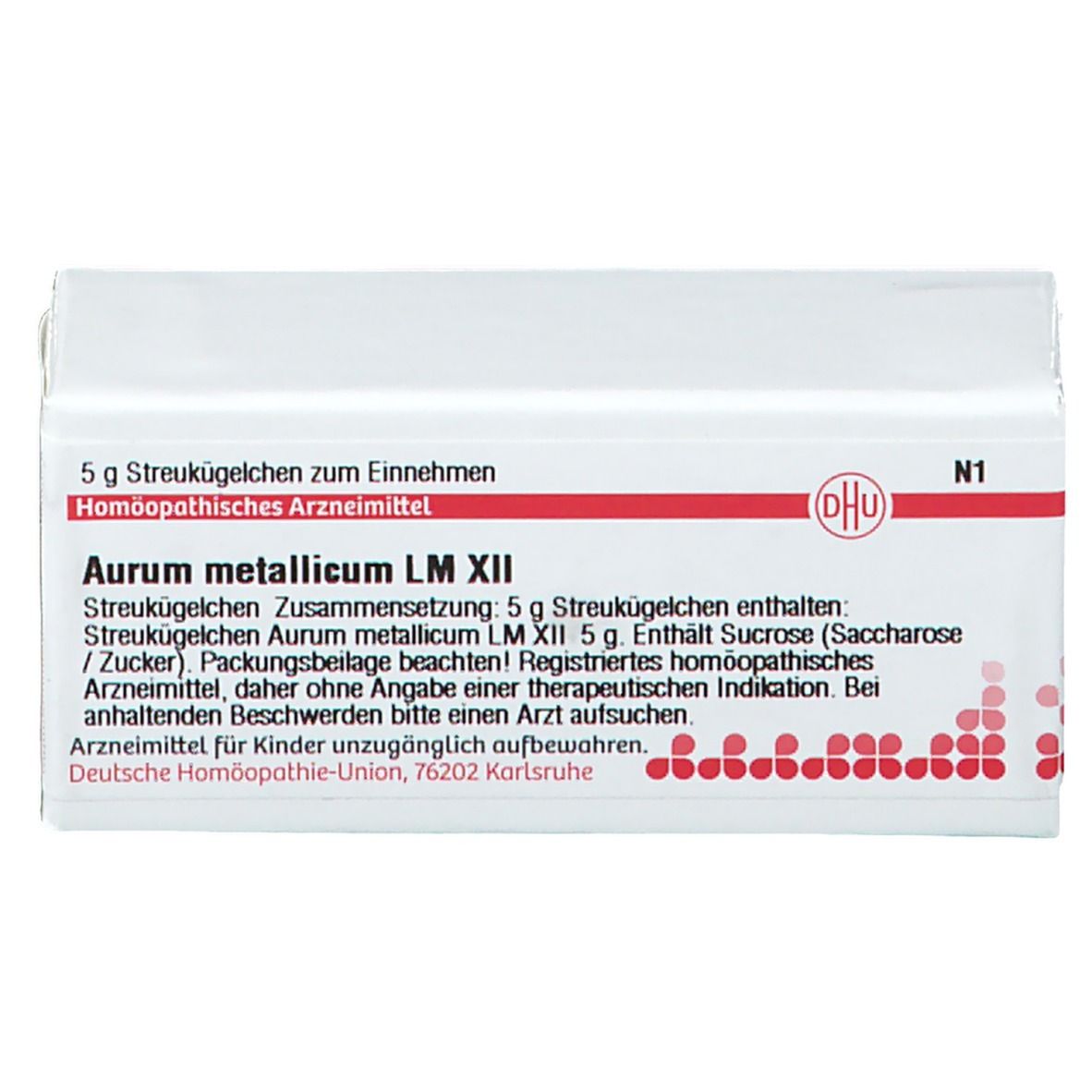 DHU Aurum Metallicum LM XII
