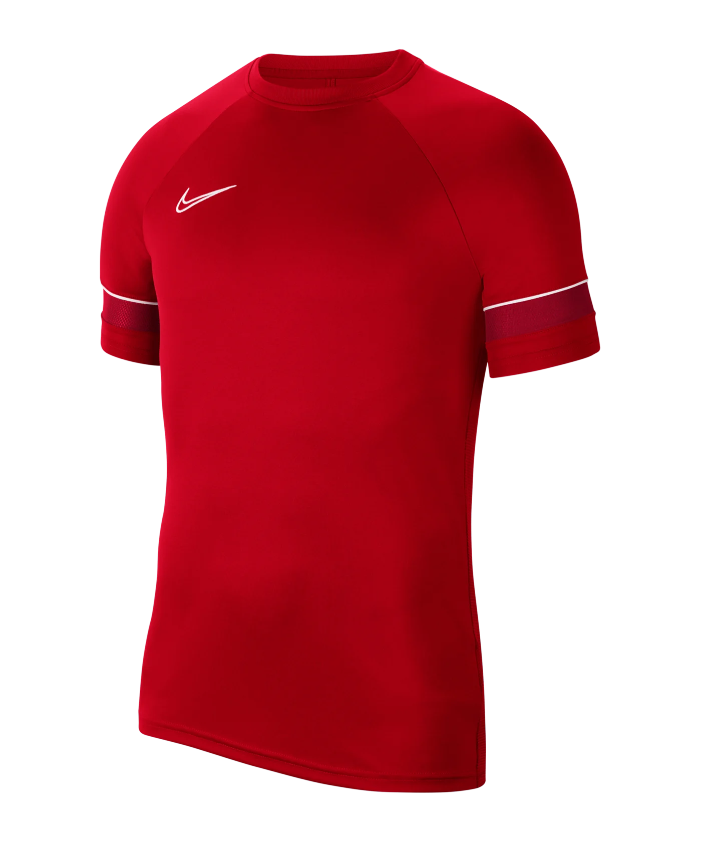 Nike Academy 21 T-Shirt Kids Rot Weiss F657