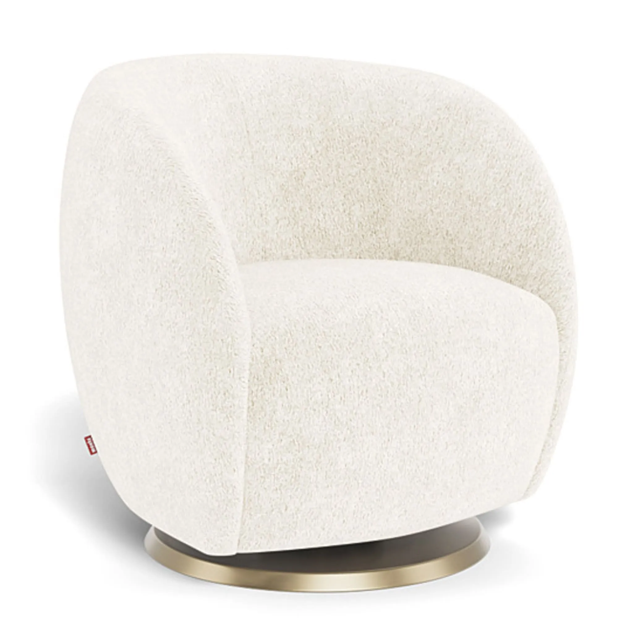 Monte Fauteuil Berçant et Pivotant Gem - Sheepskin  Or