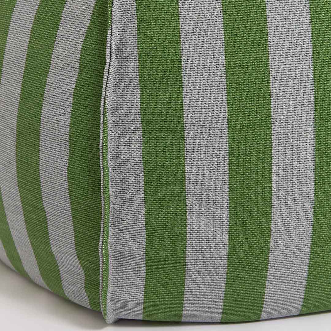 Nobodinoz zitzak rond vibes - green blue stripes