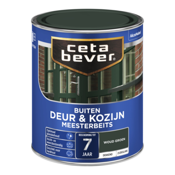CetaBever Meesterbeits Deur & Kozijn zijdeglans dekkend woudgroen 750 ml