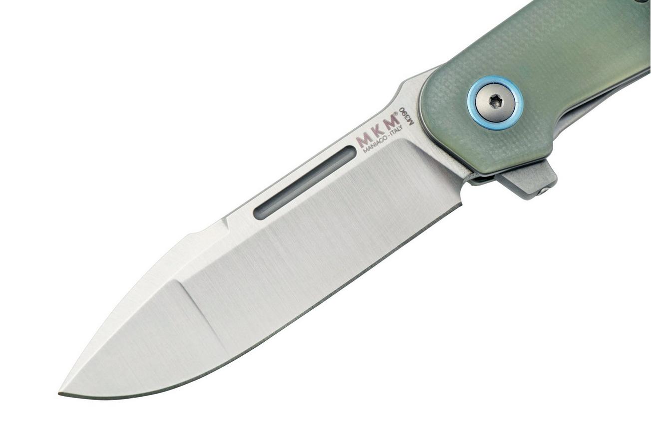 MKM Clap LS01-GN Natural G10 zakmes, Bob Terzuola design