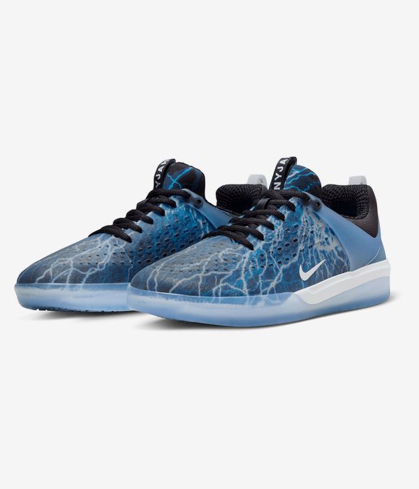 Nike SB Nyjah 3 Premium Schuh (black white deep royal)
