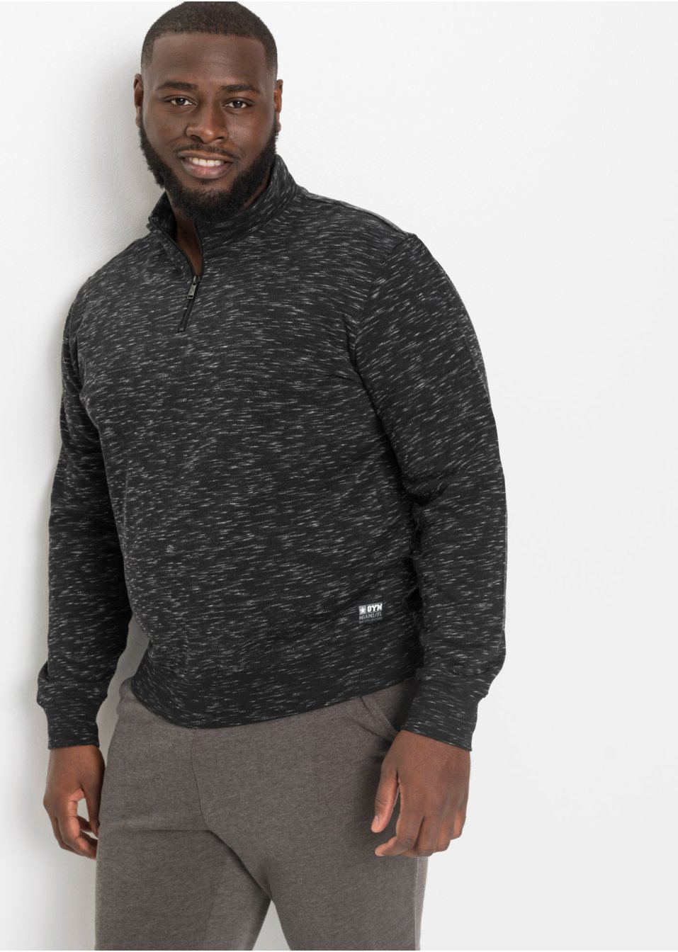 Sweat-shirt à col camionneur
