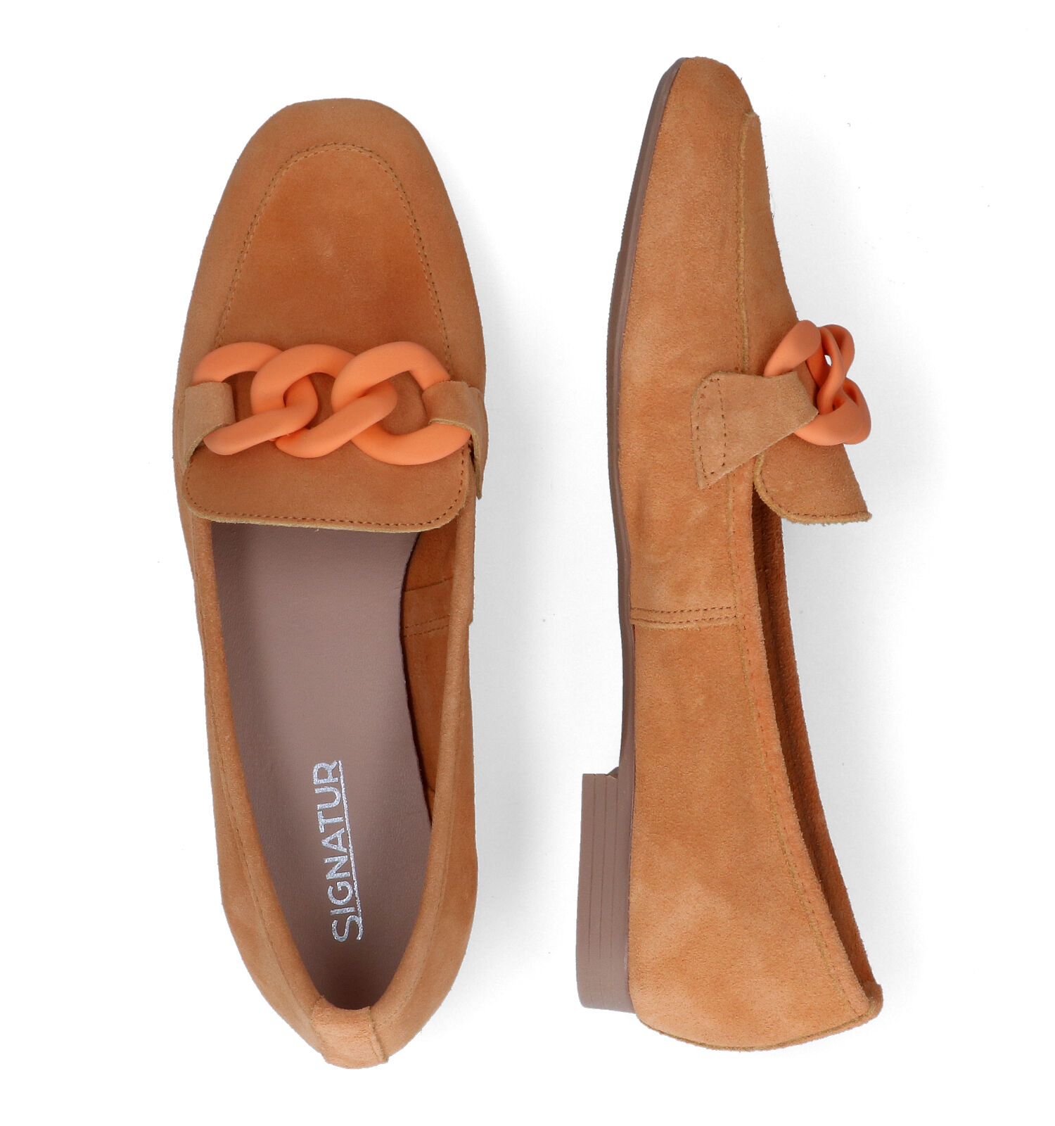 Loafers oranje