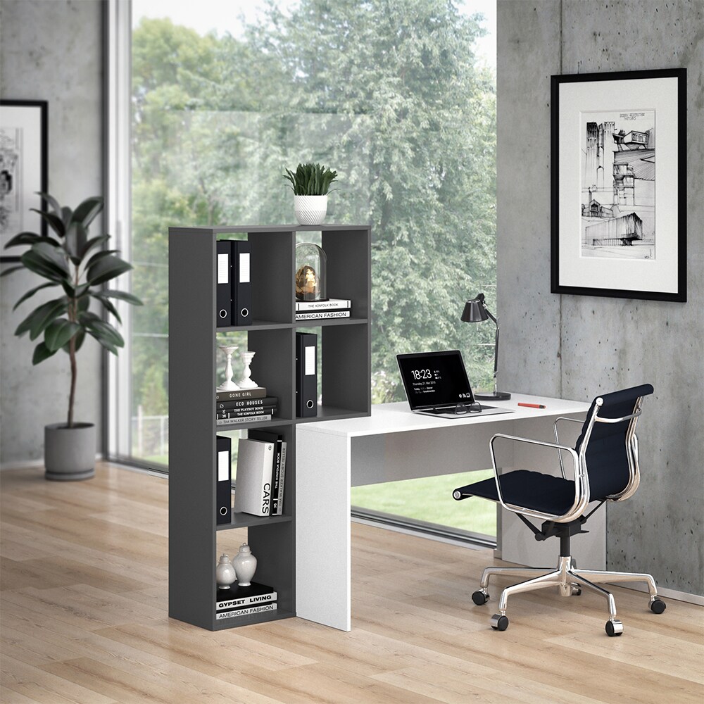 Vicco Schreibtisch + Regal Raumteiler ComputertischMara Arbeitstisch Bürotisch