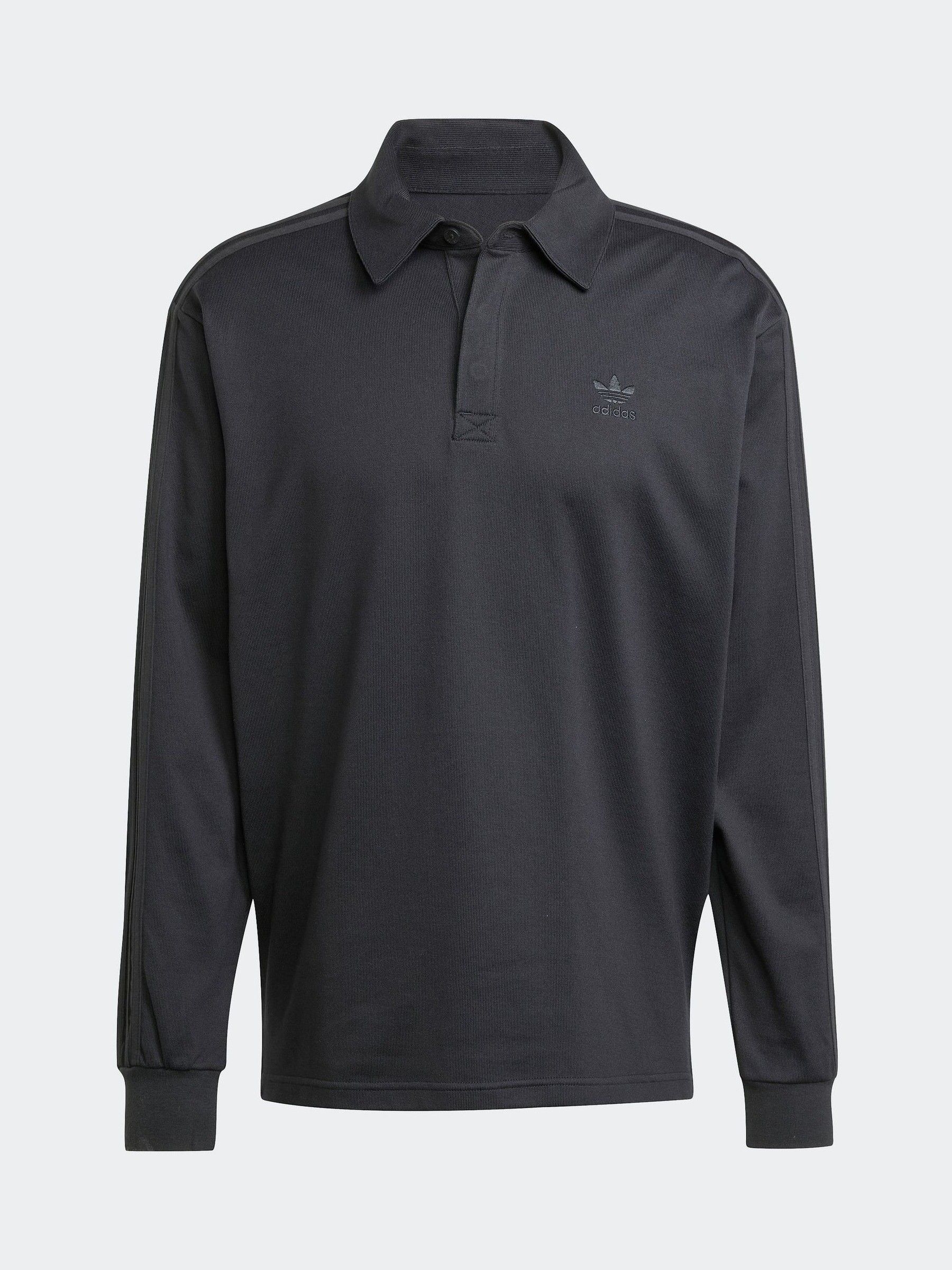 Zwart - adidas Originals Adicolor Rugby poloshirt