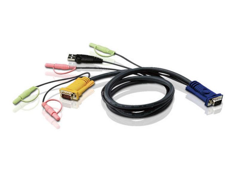 Aten KVM-Kabel 2L-5305U USB-VGA-KVM-Kabel, 5 m