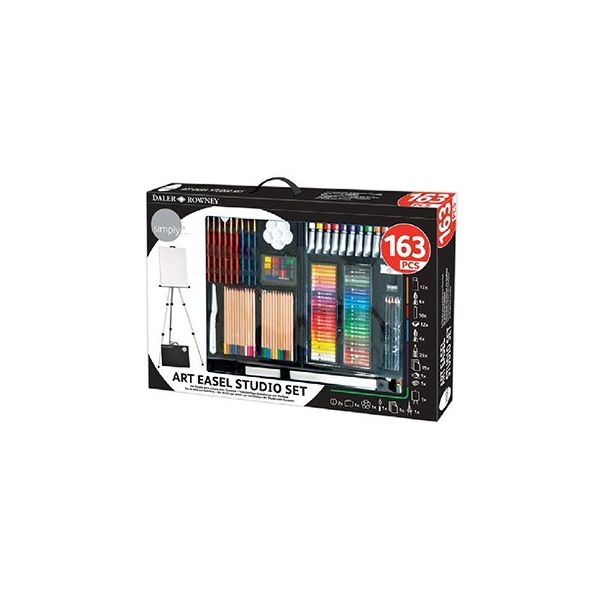 Kit Pinturas Complete Art Easel Studio Set 163un - 1600755