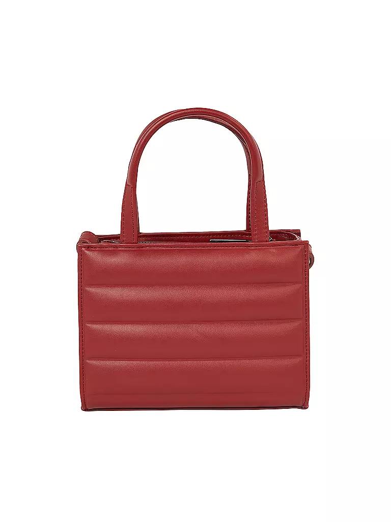 CALVIN KLEIN Tasche - Mini Tote Bag QUILT  rot