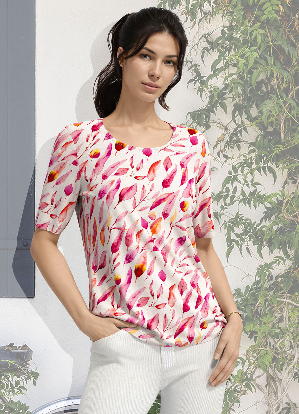 Shirt mit Allover-Druck