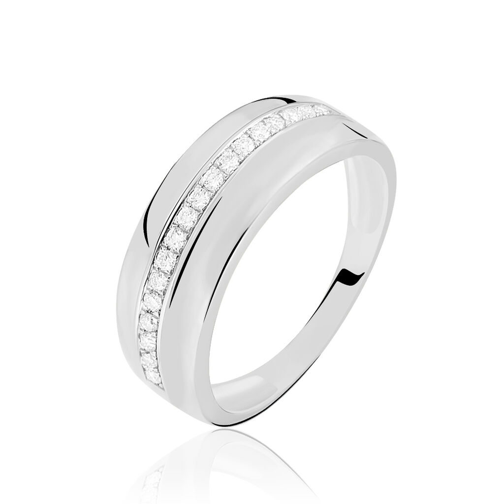 Bague Vianca Or Blanc Diamant