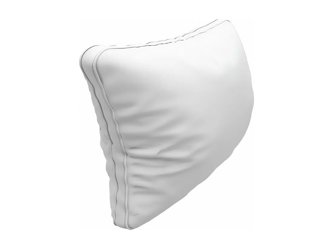 Oreiller blanc en coton 50x70 cm NUAGE, par Soleil d'Ocre