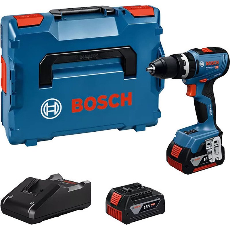 Perceuse-visseuse à percussion sans fil Bosch Professional GSB 18V-65 + 2 batteries + Chargeur