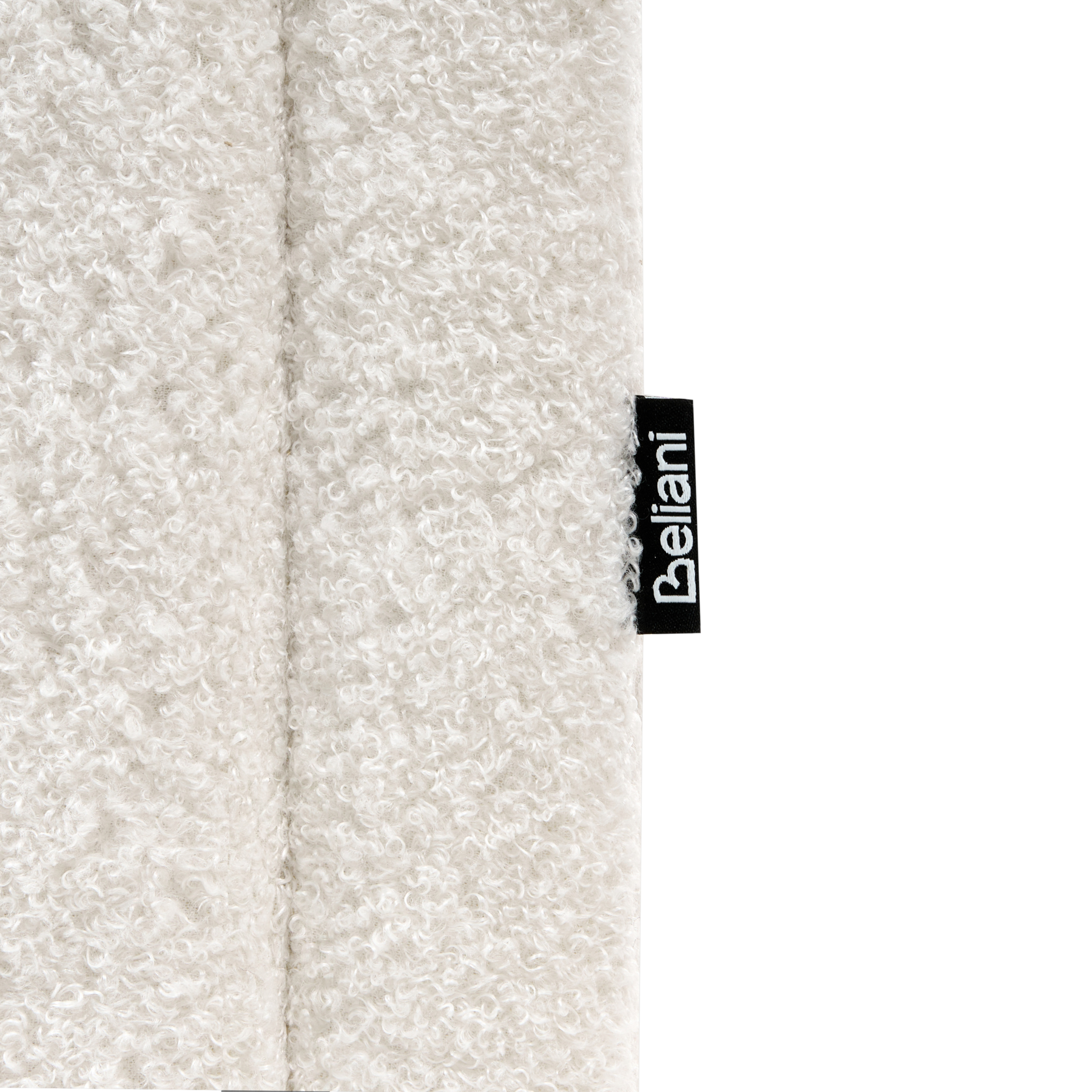 Beliani-DINAN-Tweepersoonsbed-Gebroken wit-140 x 200 cm-Bouclé