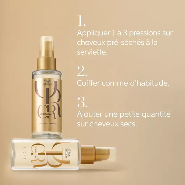 Wella Professionals Oil Reflections Huile Capillaire Légère Révélatrice de Lumière 100ml
