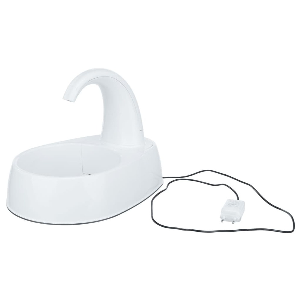 Fontaine à boire pour animaux de compagnie curved stream blanc