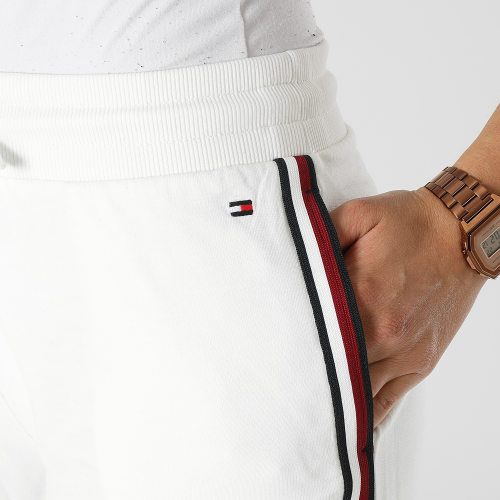 Short Jogging A Bandes Femme 4449 Blanc