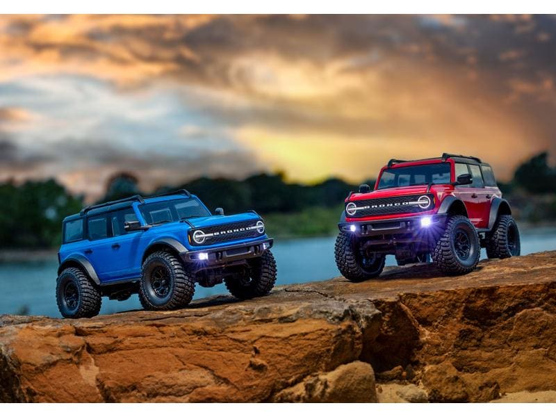 Traxxas Scale Crawler TRX-4M Ford Bronco 21 Blau, RTR, 1:18 TRX-4 Performance im Mini-Format