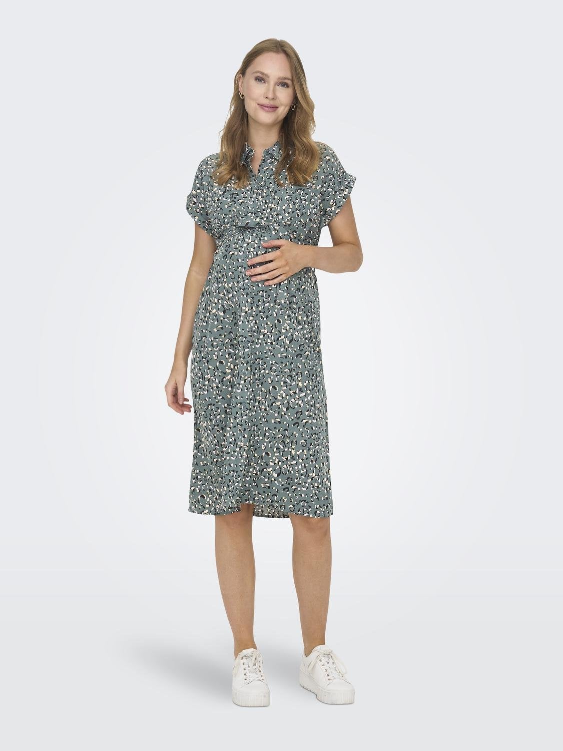 OLMNEWHANNOVER Kurzes Kleid Balsam Green