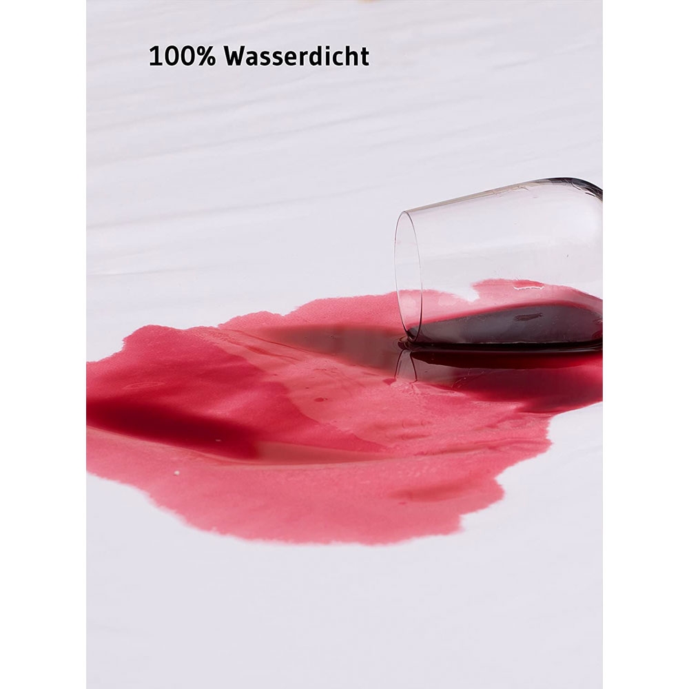 (180-200cm) Atmungsaktiver Matratzenschoner Matratzenauflage Bezug - Weiss