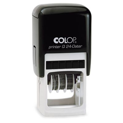 Colop Printer Q24 - Tampon dateur personnalisable - 4 lignes - format carré