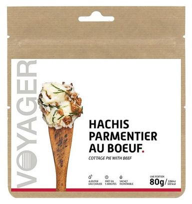 Repas Lyophilisé Voyager Hachis parmentier au boeuf 80g