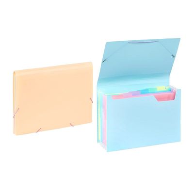 Viquel Rainbow Pastel - trieur à soufflet - pour A4 - à onglets - disponible en différents coloris