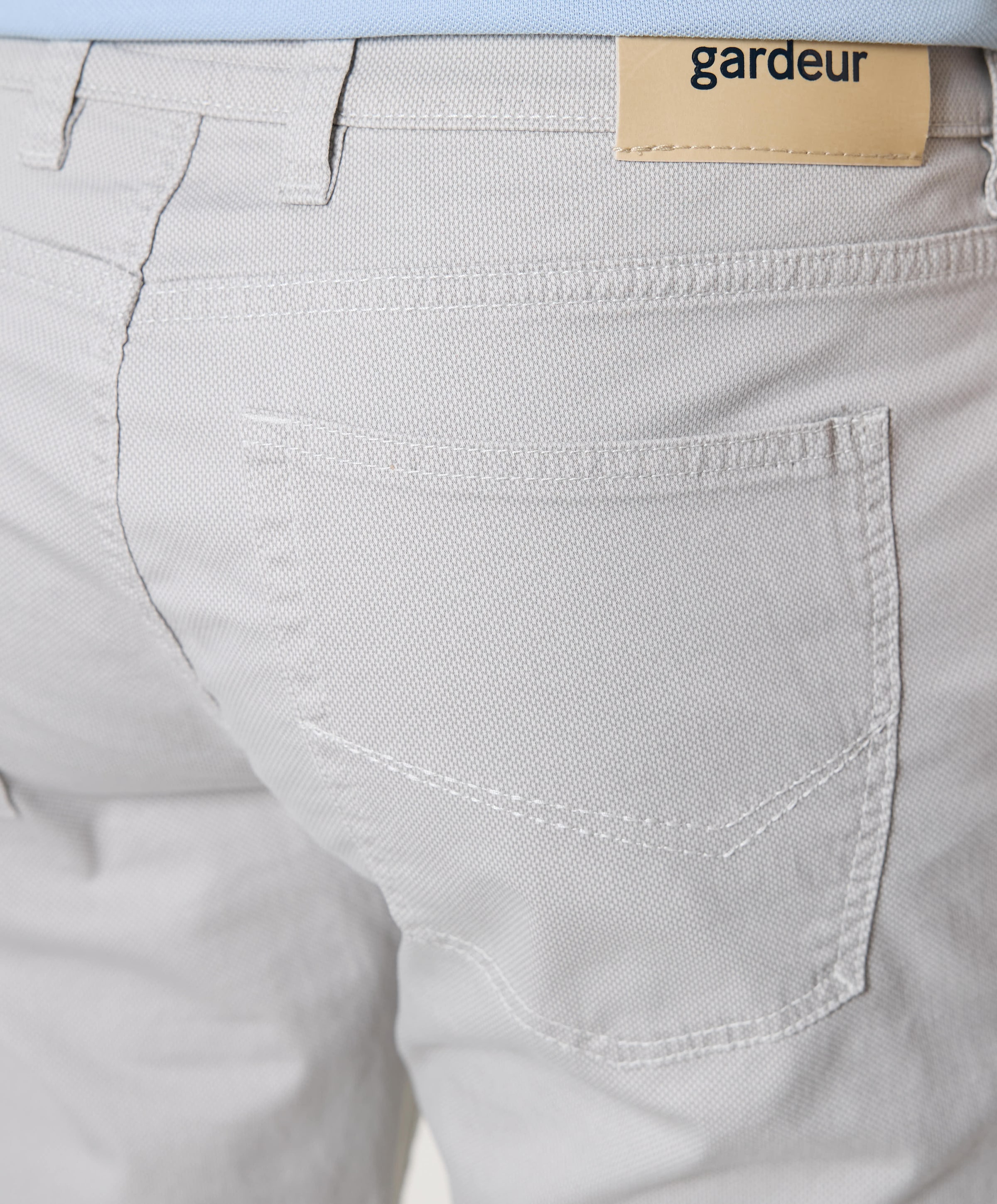 Gardeur 5-Pocket Modern Fit heren broek grijs