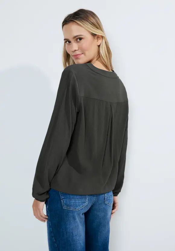 Struktur Bluse - strong khaki