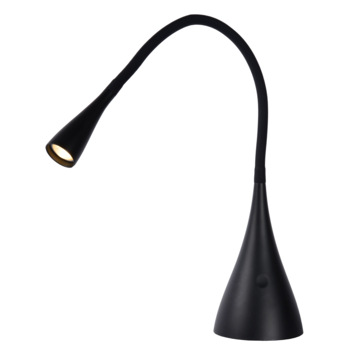 Lucide ZOZY Bureaulamp LED dimb. 3000K 3 StepDim Zwart