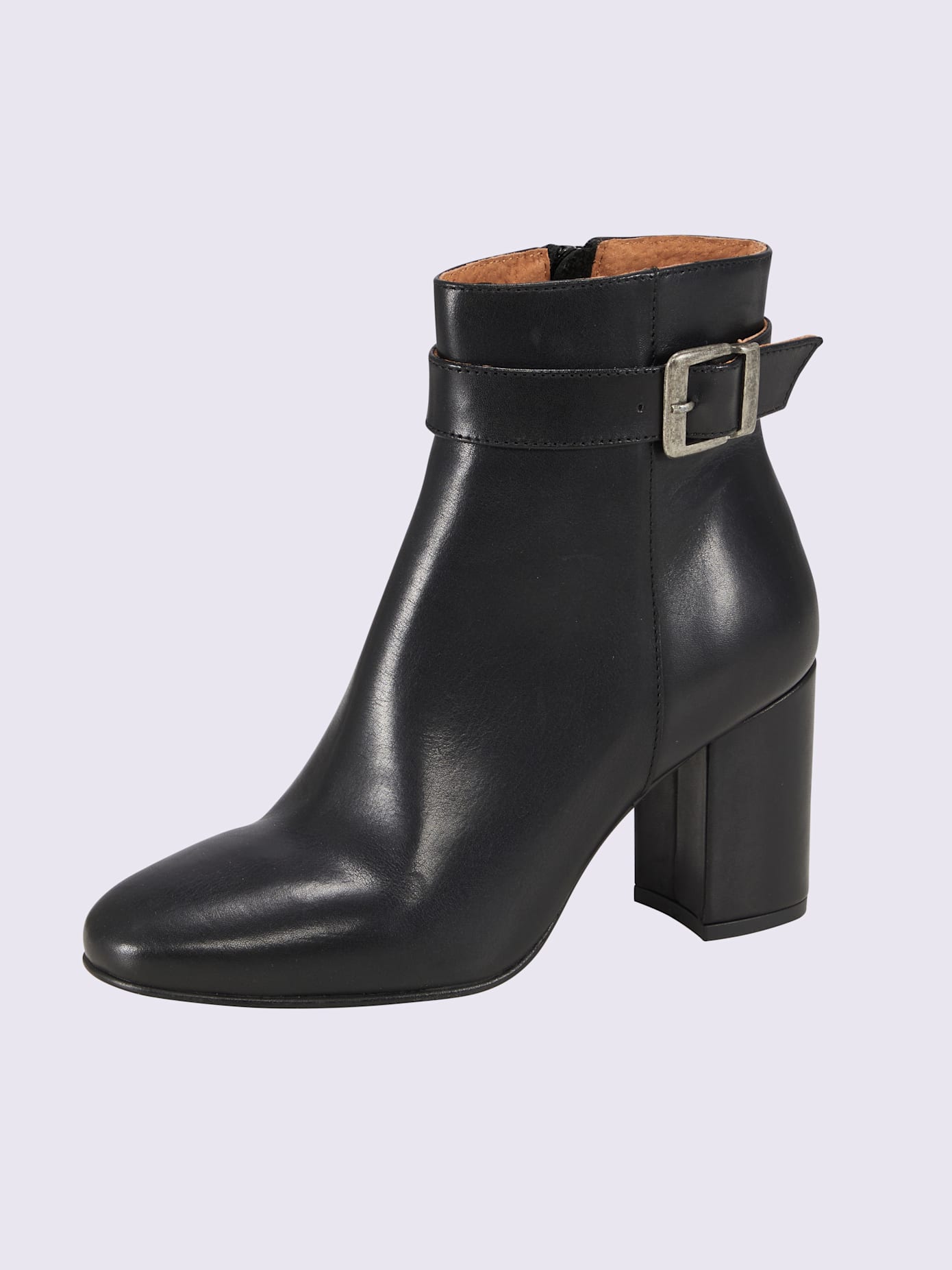 Bottines intérieur en cuir
