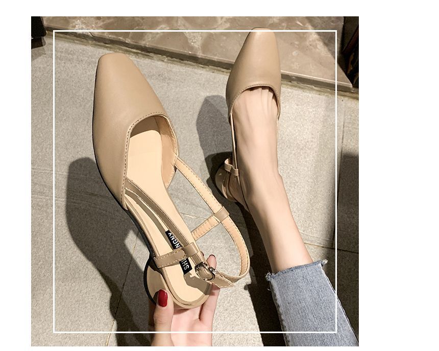 Anjay - Sandalen met dikke hak